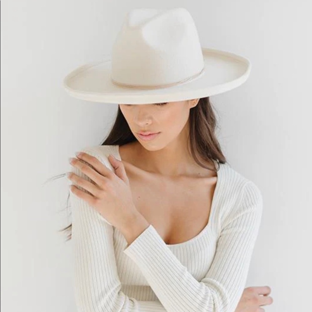 Gigi Pip Maude Pencil Brim Hat Size 59 M/L